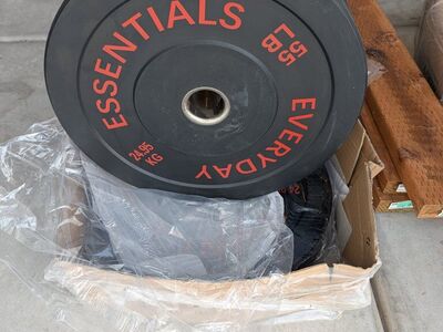 55 lbs Pair Bumper Plates