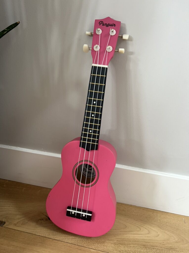 Like New Pink Penguin Ukelele