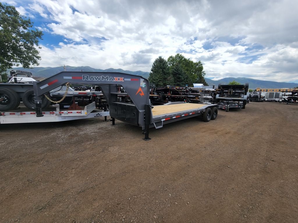 2026 RawMaxx 24' Gooseneck LDX 14K with Drive-Over