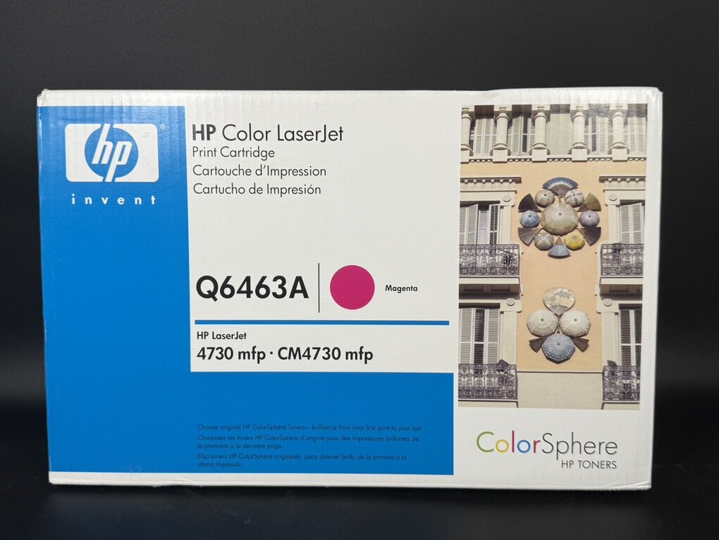 HP 644A Q6463A Magenta LaserJet Toner Cartridge