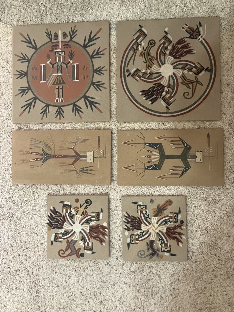 African American Indian Sand Paintings