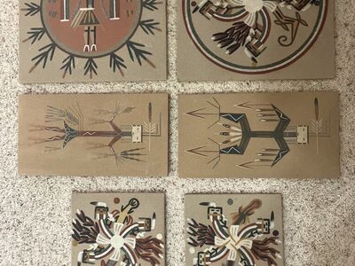 African American Indian Sand Paintings