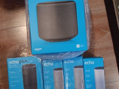 Amazon Echo Smart Speaker & Echo Sub Bundle - New in Box