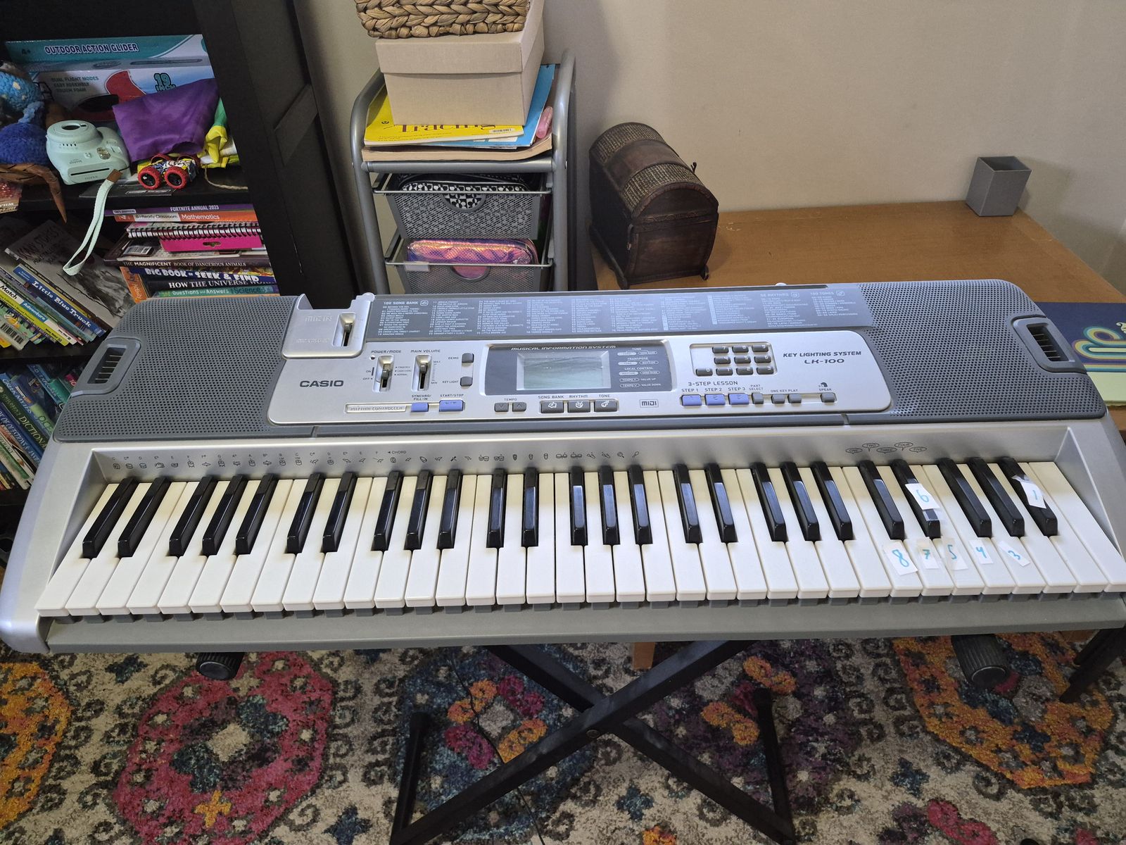 Casio LK-100 Electronic Jeyboard & Stand
