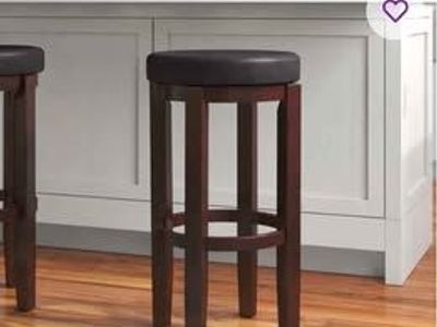 3 NEW Bar Height Black Espresso Swivel Bar Stools
