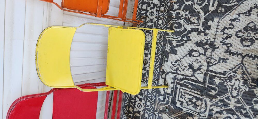 Mid-Century folding chairs