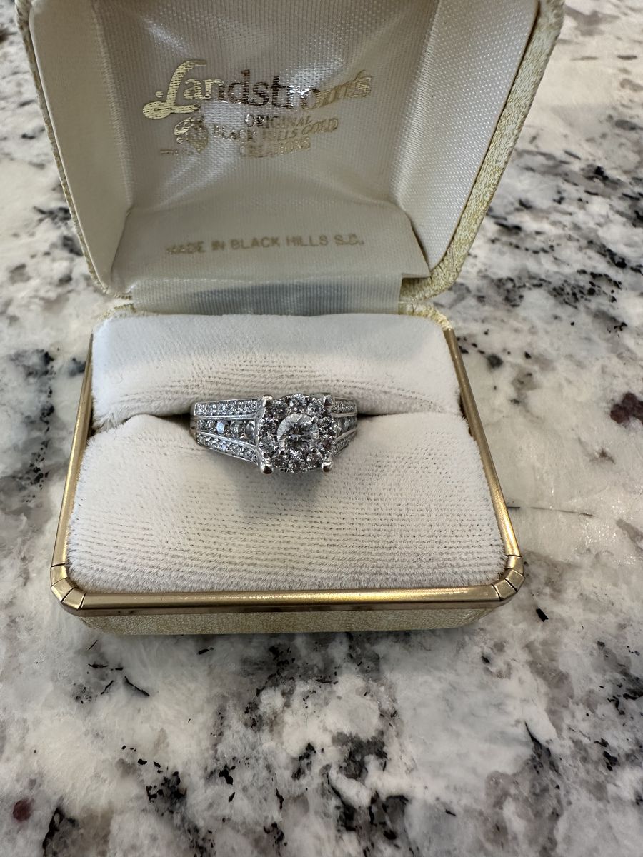 Estate Natural Diamond Engagement Ring