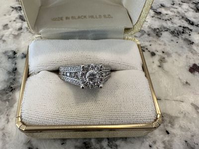 Estate Natural Diamond Engagement Ring