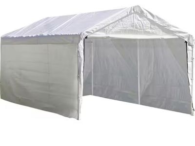 New 10x20 Carport With Walls And doors Read descri