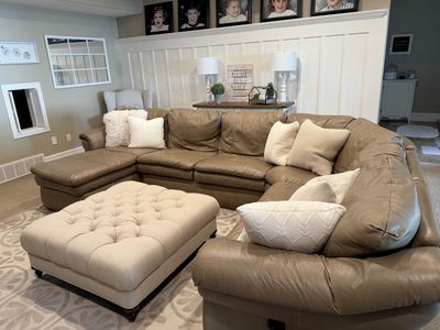 Leather Sectional Couch