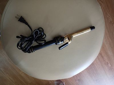Hot Shot Tools Gold Curling Iron with Adjustable Heat Settings SET OF 2