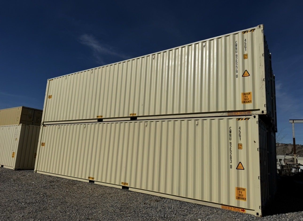 Shipping Container 8x40 9’6 one trip full spec