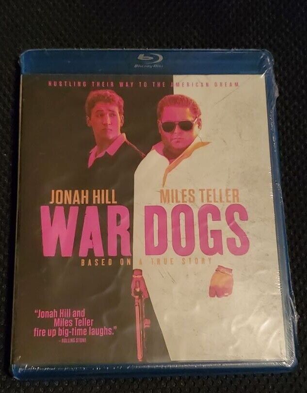 War Dogs Blu-Ray DVD Movie True Story Jonah Hill Miles Teller Bradley Cooper