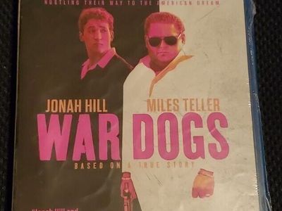 War Dogs Blu-Ray DVD Movie True Story Jonah Hill Miles Teller Bradley Cooper