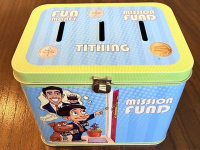 Kids Tin Piggy Bank