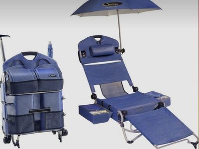 Backpack beach chair, Beach chair. Excellent Conditions!