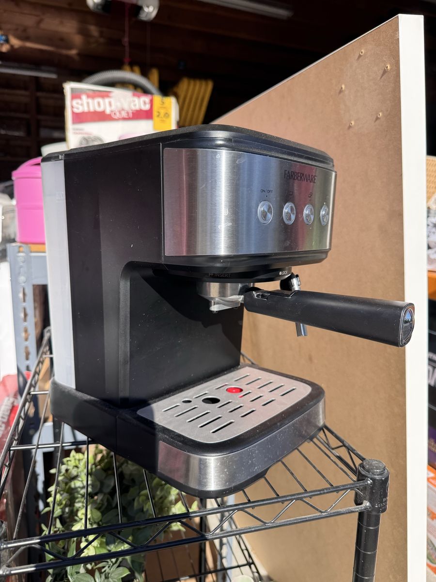 Farberware Espresso Machine Black/Stainless Steel