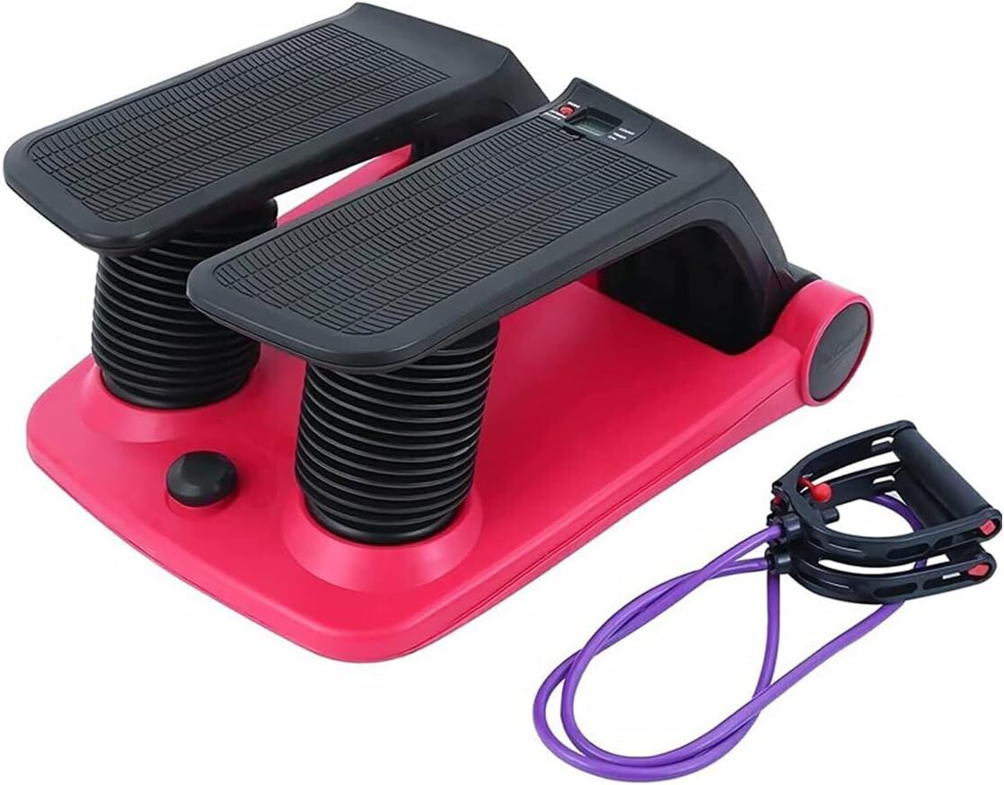 Stepper Climber Fitness Machine with Resistance Bands Portable Stair Stepper