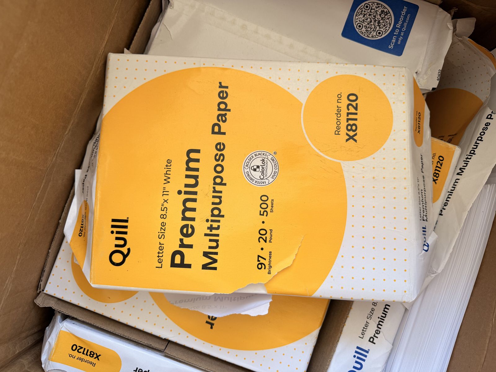 12 Packs Quill Premium Multipurpose Paper