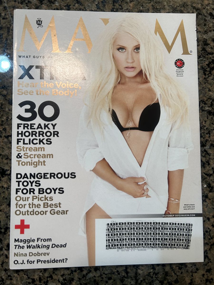 Maxim magazines.