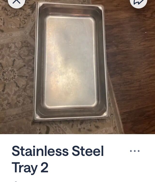 Pan Stainless Steel Tray Pans (2)