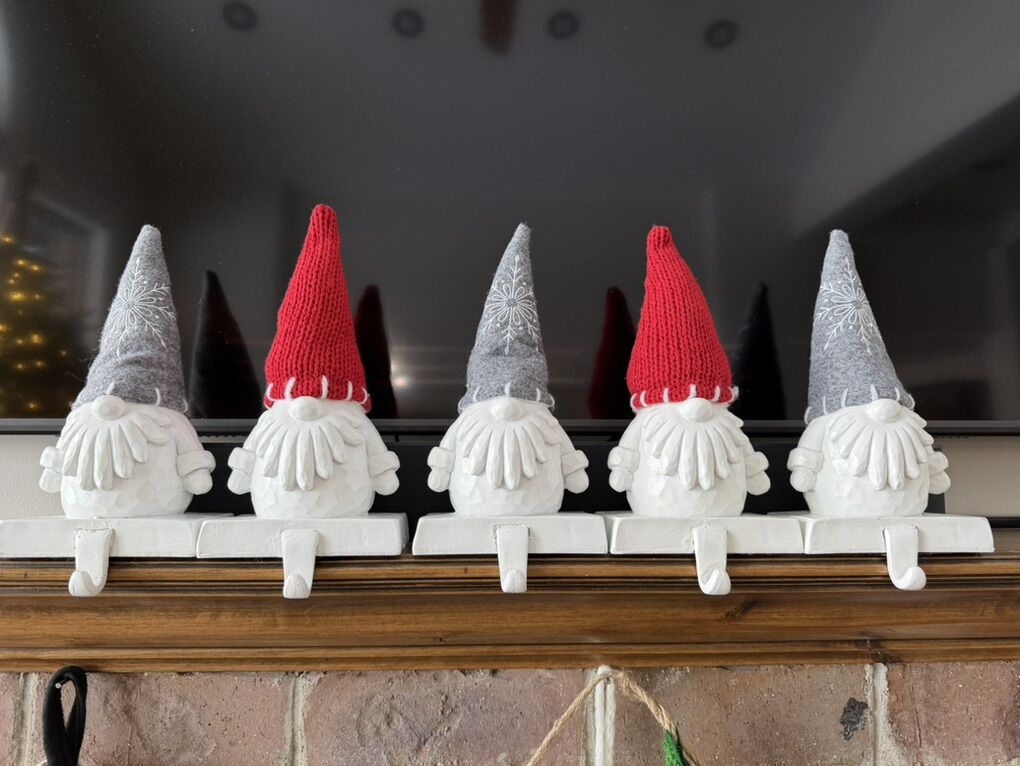 Gnome Christmas Stocking Holders - Heavy Duty
