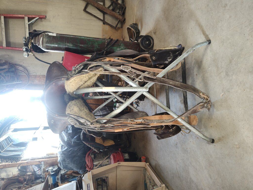 antique saddle
