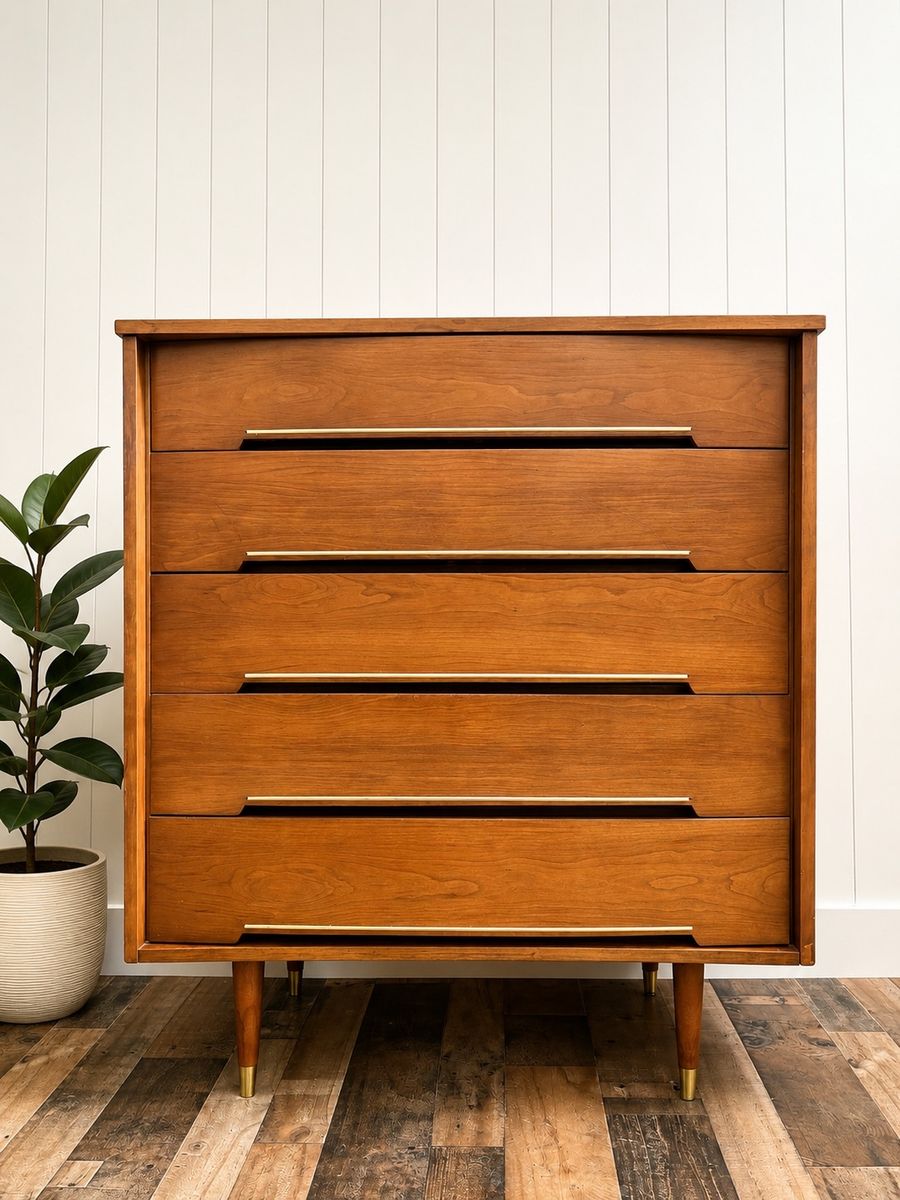 Tall MCM Dresser