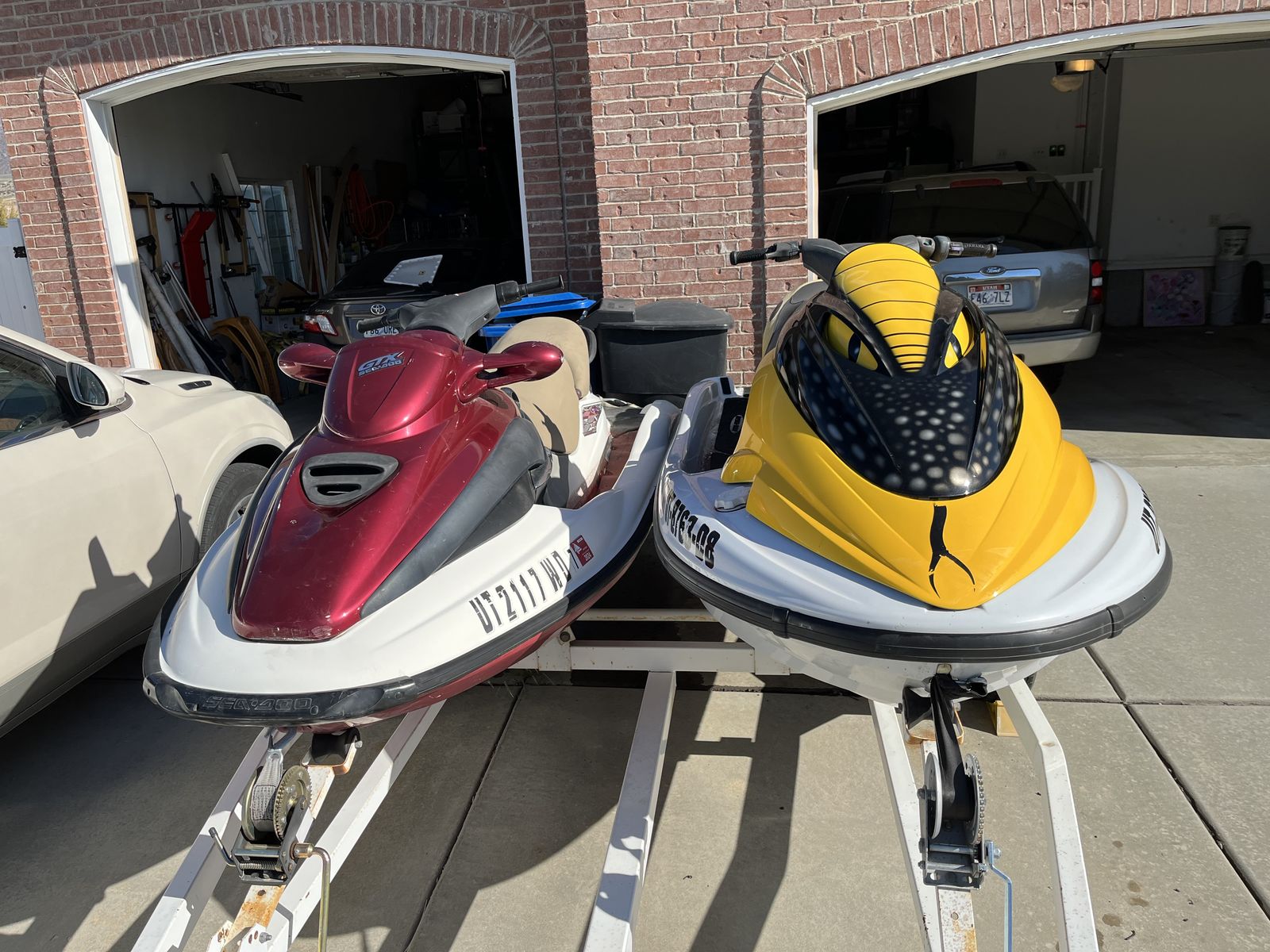 2001 Yamaha XLT1200 & 1999 Sea-Doo GTX 951cc with Trailer $3,600