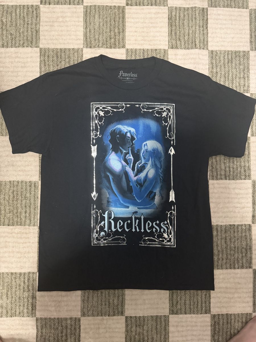 Powerless by Lauren Roberts Reckless Graphic T-Shirt Black