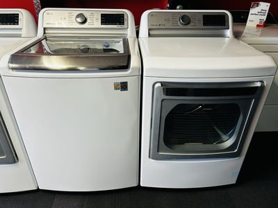 Lg Electric or Gas Top Load Set