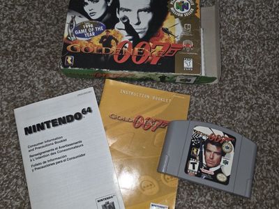 N64 Goldeneye 007 CIB