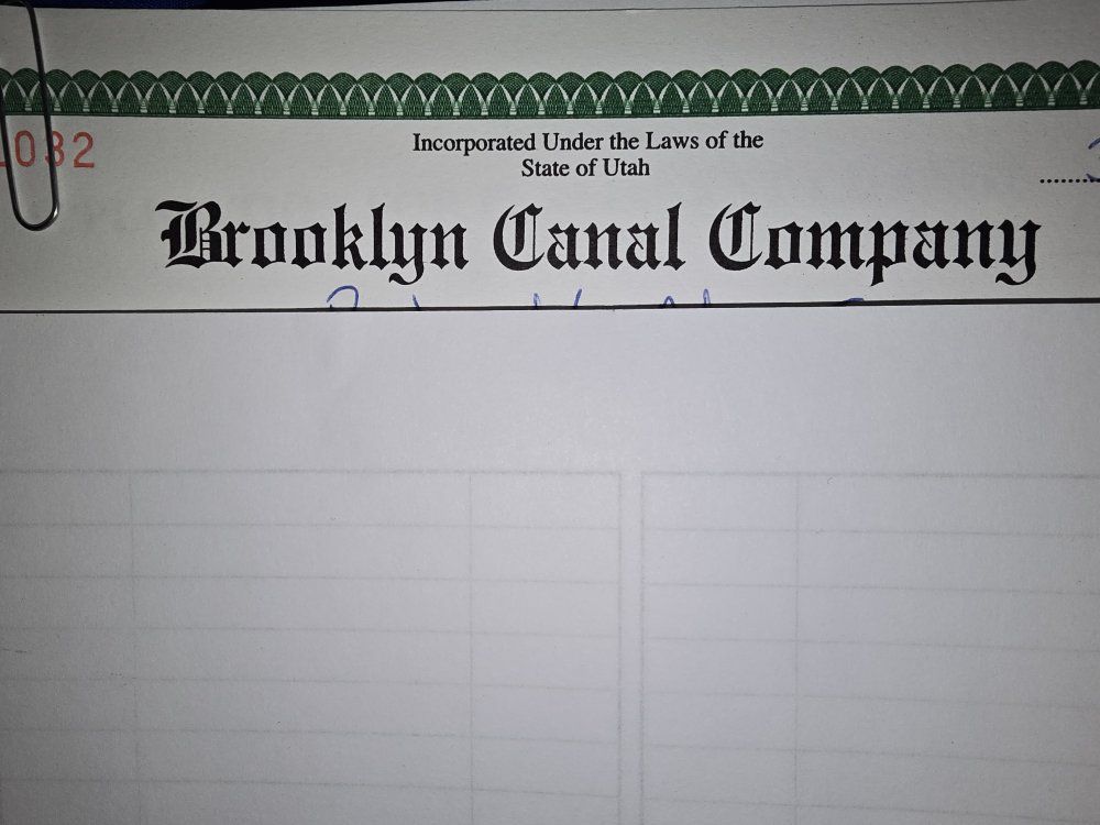 3 shares Brooklyn canal water