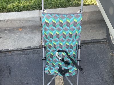 Cosco Umbrella Stroller - Gray/Blue/Green Geometric Pattern