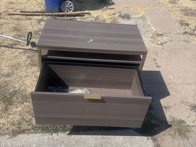 Good condition - free dresser/filing cabinet for living room