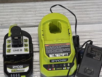 NEW RYOBI 18V ONE+ 2Ah High Performance Battery and charger