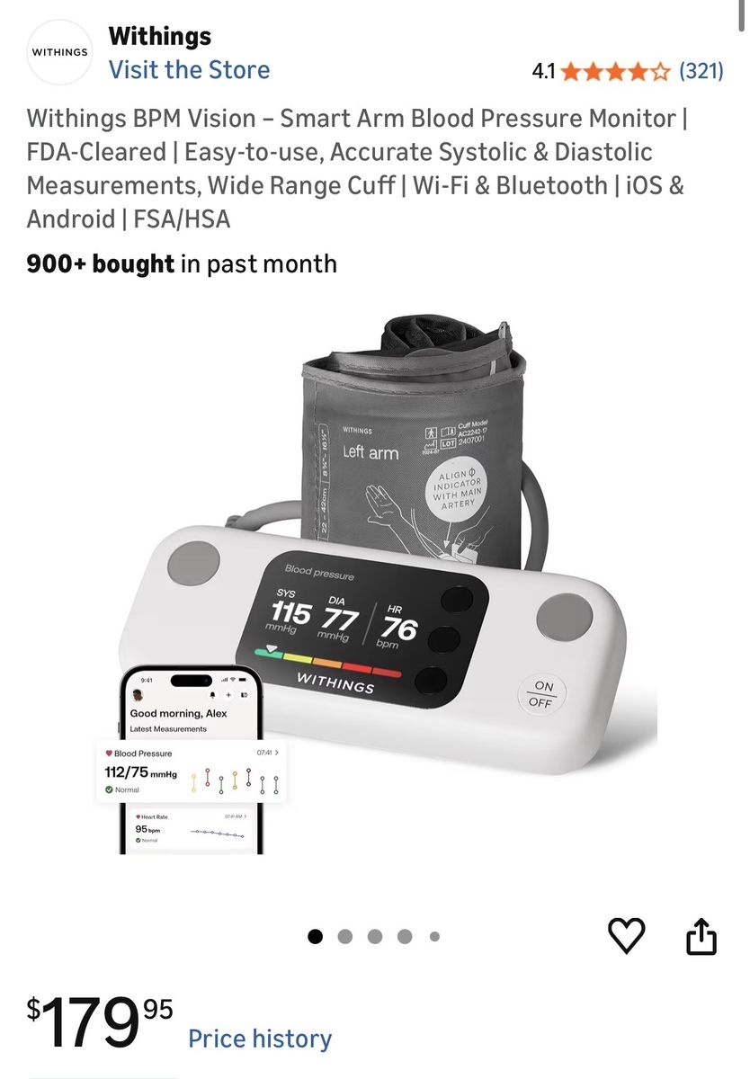 Smart blood pressure monitor
