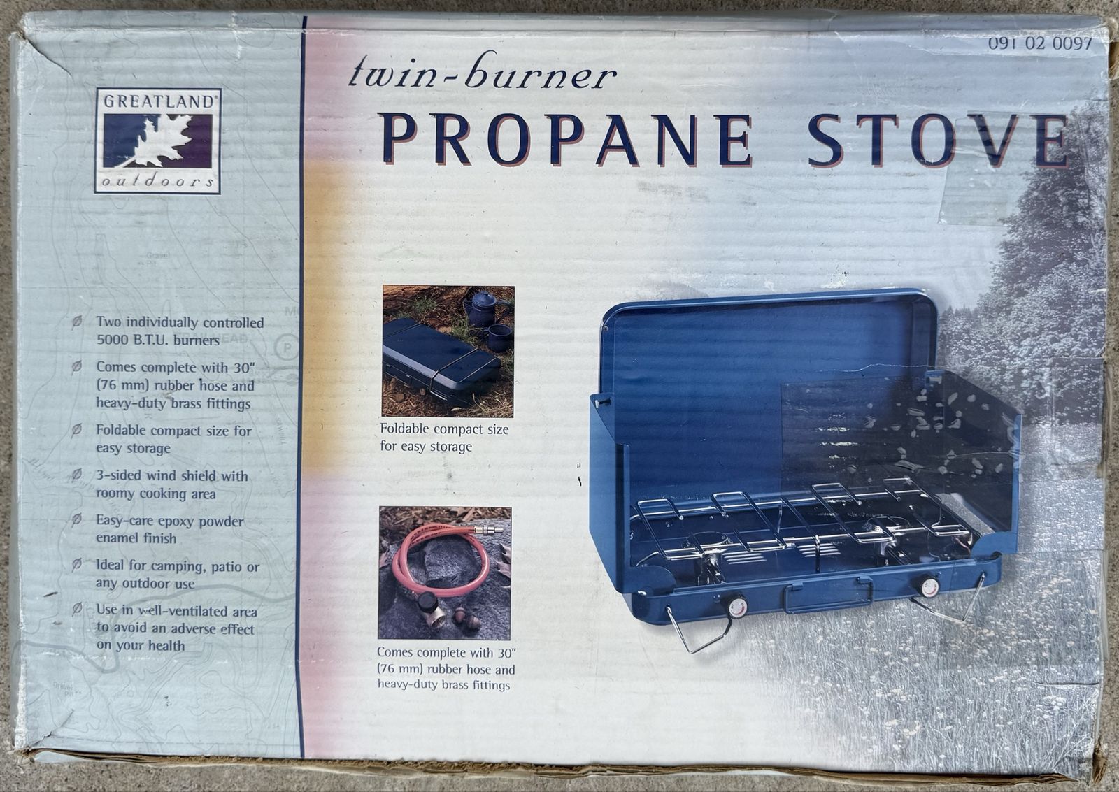 Greatland Outdoors Twin-burner Propane