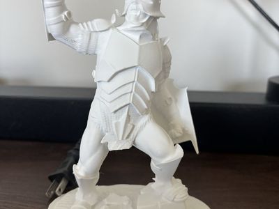 Uruk-hai Orc 3D printed statue