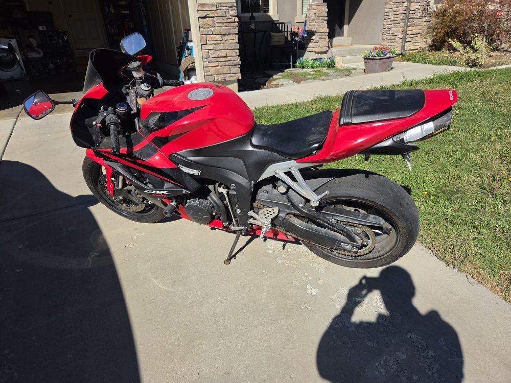 Honda CBR600RR Sport Motorcycle Red and Black