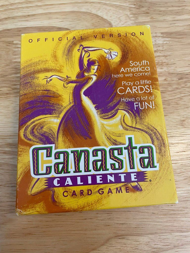 Parker Brothers Canasta Caliente Card Game - Complete Set for 2-6 Players, Ages 8+
