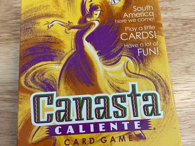 Parker Brothers Canasta Caliente Card Game - Complete Set for 2-6 Players, Ages 8+