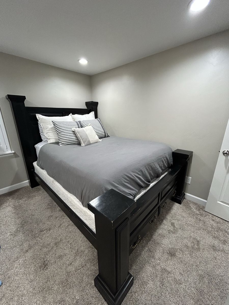 Beautiful Queen Black Bed Frame