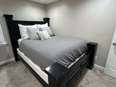 Beautiful Queen Black Bed Frame