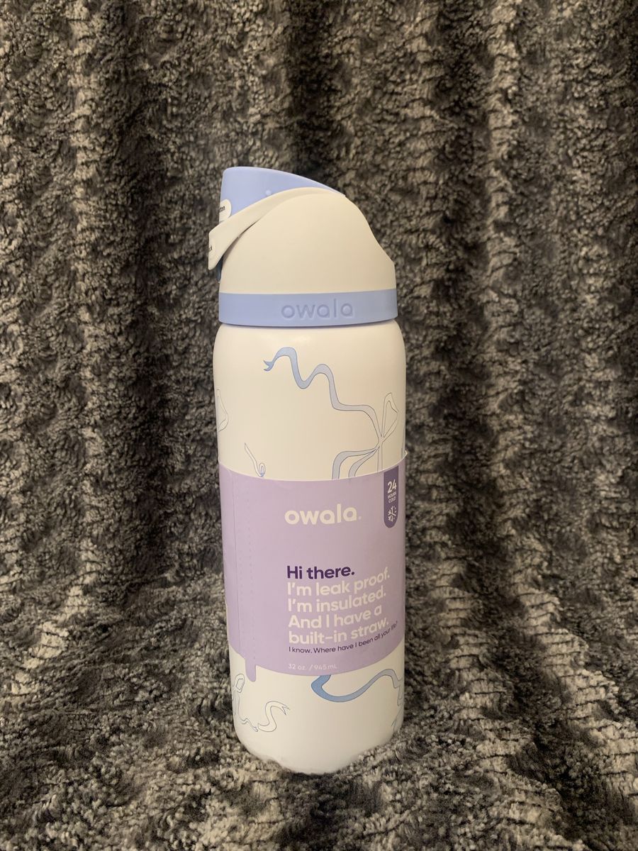 Blue bow Owala