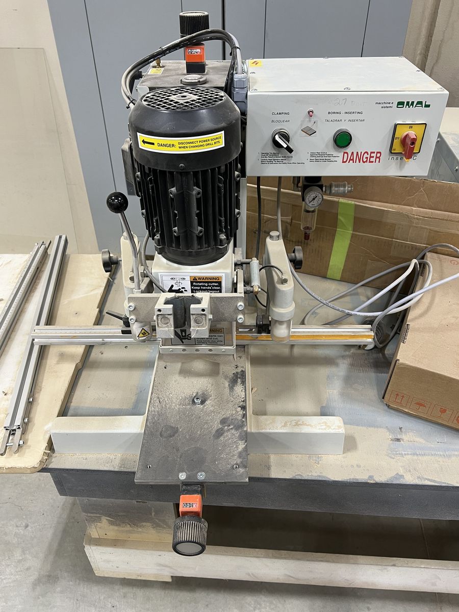 Omal Insert C Hinge Boring Inserting Machine