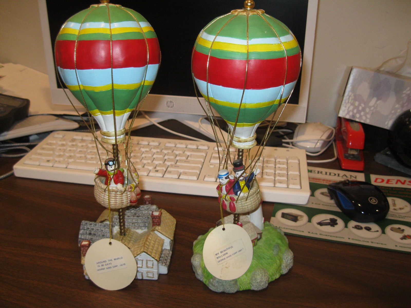 George Good Musical Hot Air Balloons Decorations