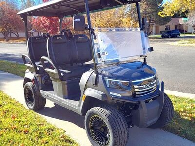 2026 Lifted Lithium 4-Passenger Grey EPIC FX40 Golf Cart