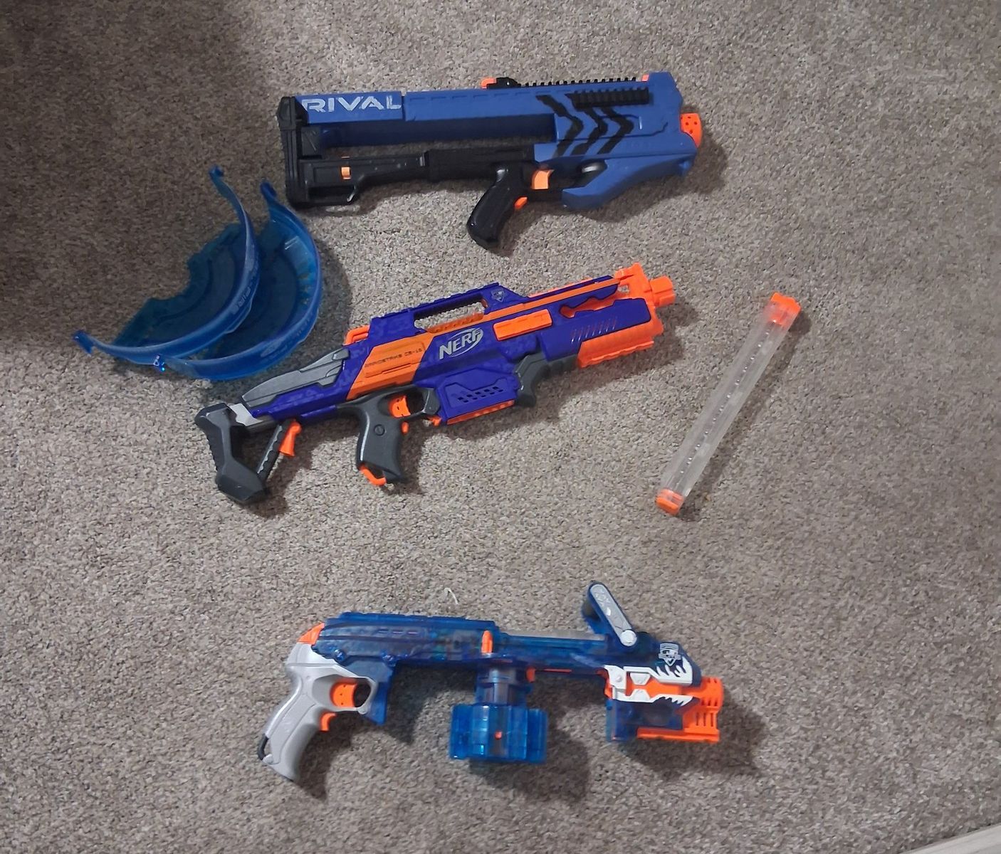 3 nerf guns
