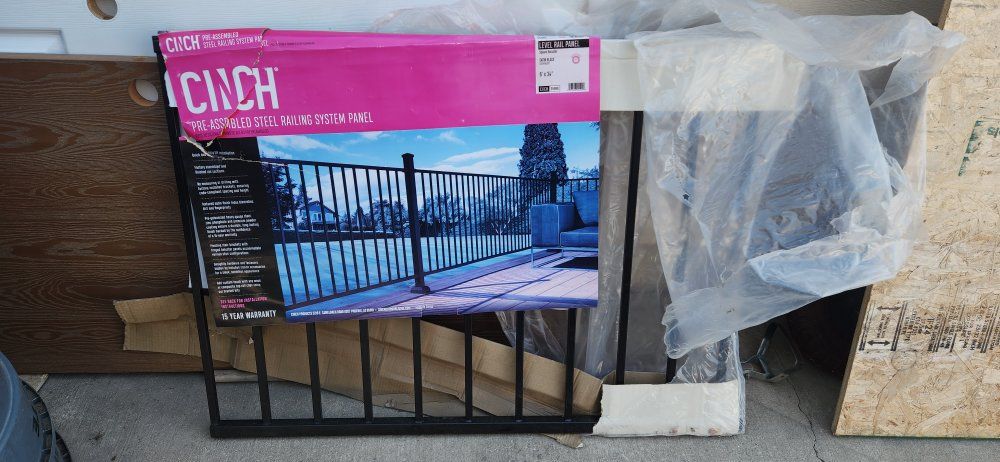 cinch deck rail panel 46 inches long